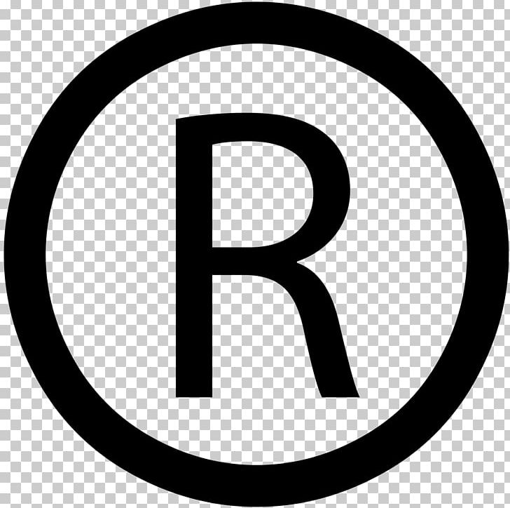 Registered Trademark Symbol Copyright PNG, Clipart, Area, Black And White, Brand, Circle, Copyright Free PNG Download