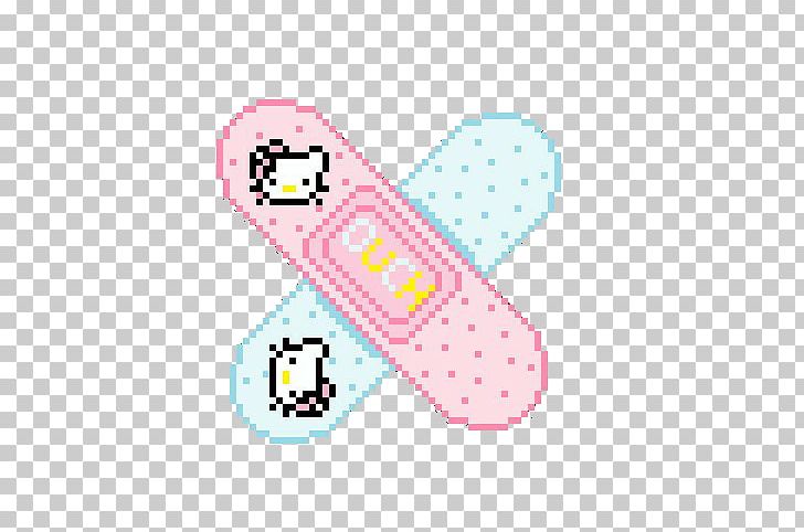 Pixel Art Kavaii Hello Kitty PNG, Clipart, 8bit Color, Aesthetics, Area, Band Aid, Bit Free PNG Download