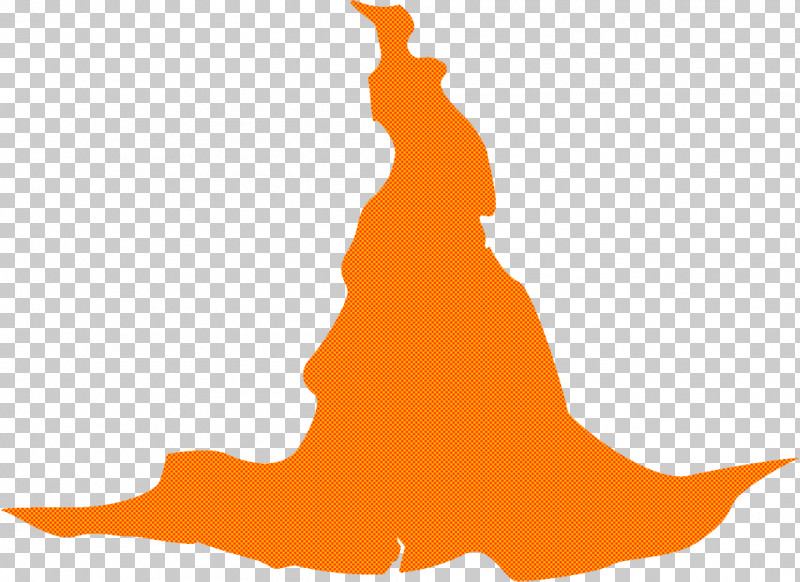 Witch Hat Halloween PNG, Clipart, Halloween, Orange, Tree, Witch Hat Free PNG Download