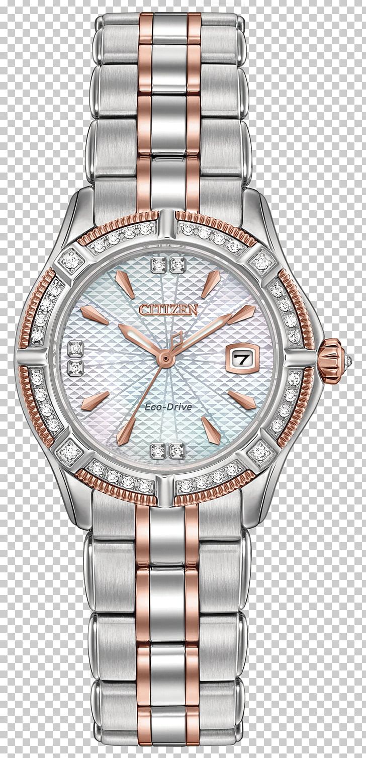 Watch Strap Citizen Holdings Eco-Drive Diamond PNG, Clipart, Accessories, Bracelet, Brown, Bulova, Chronograph Free PNG Download