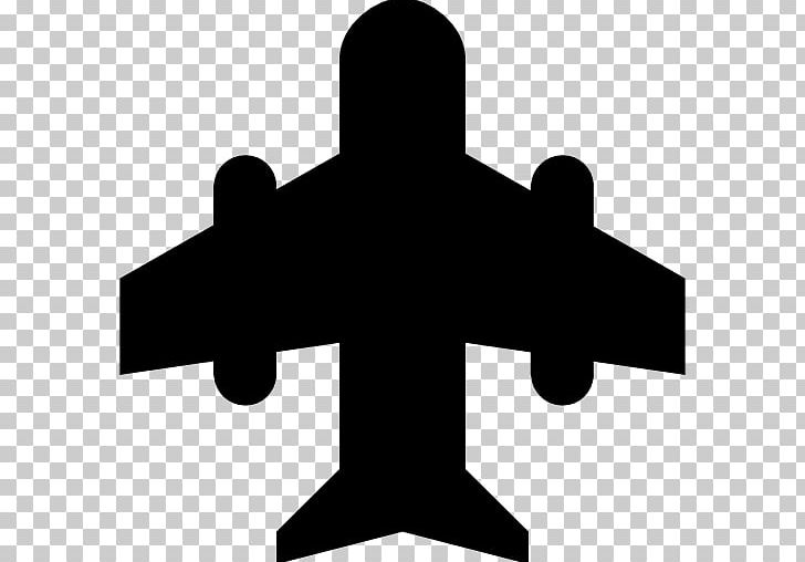 Airplane Aircraft Computer Icons PNG, Clipart, Aircraft, Airplane, Black And White, Computer Icons, Cross Free PNG Download