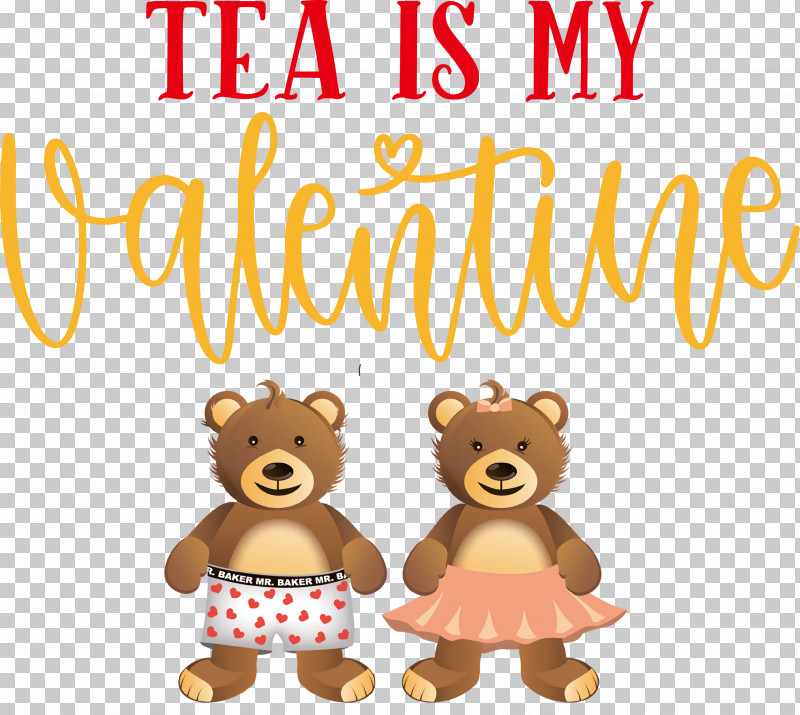 Tea Is My Valentine Valentines Day Valentine PNG, Clipart, Cartoon, Cuteness, Logo, Poster, Quotes Free PNG Download