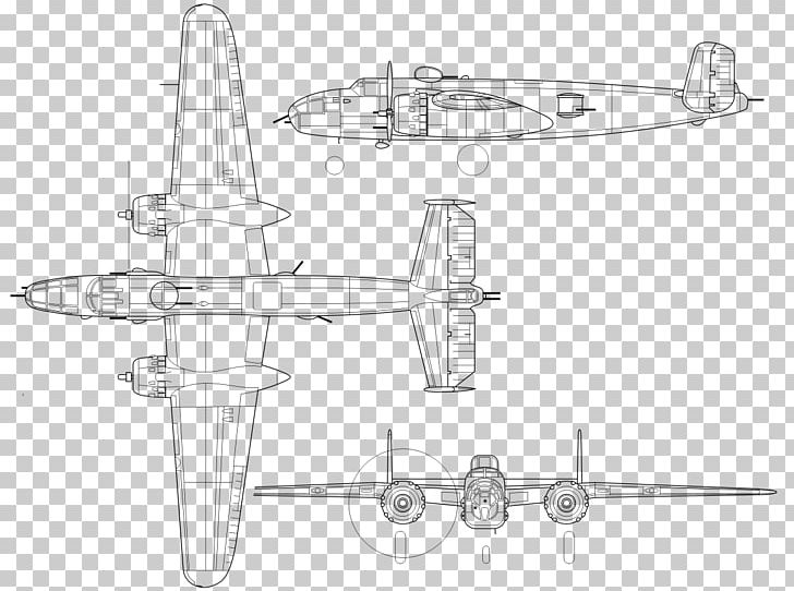 Airplane Aircraft North American B-25 Mitchell Line Art Drawing PNG, Clipart, Aerospace Engineering, Aircraft, Aircraft Engine, Airplane, Angle Free PNG Download
