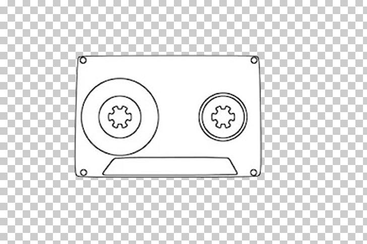 Compact Cassette Illustration PNG, Clipart, Angle, Black, Black And White, Brand, Cassette Free PNG Download