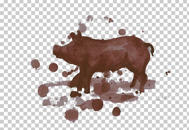 Domestic Pig PNG, Clipart, Animals, Brown, Bull, Cattle Like Mammal, Design Free PNG Download
