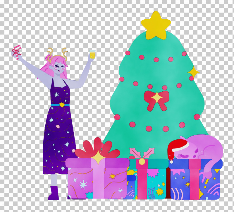 Christmas Tree PNG, Clipart, Bauble, Cartoon, Character, Christmas, Christmas Day Free PNG Download