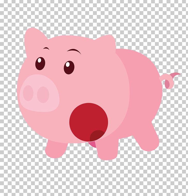 Domestic Pig Cartoon Illustration PNG, Clipart, Adobe Illustrator, Animals, Cartoon, Cartoon Creative, Creative Free PNG Download