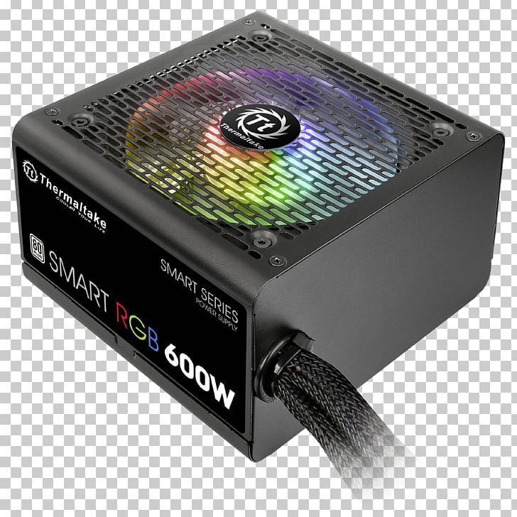 PC Power Supply Unit Thermaltake Smart RGB ATX 80 PLUS PC Power Supply Unit Thermaltake Smart RGB ATX 80 PLUS Power Converters PNG, Clipart, 80 Plus, Ac Adapter, Atx, Blindleistungskompensation, Computer Component Free PNG Download