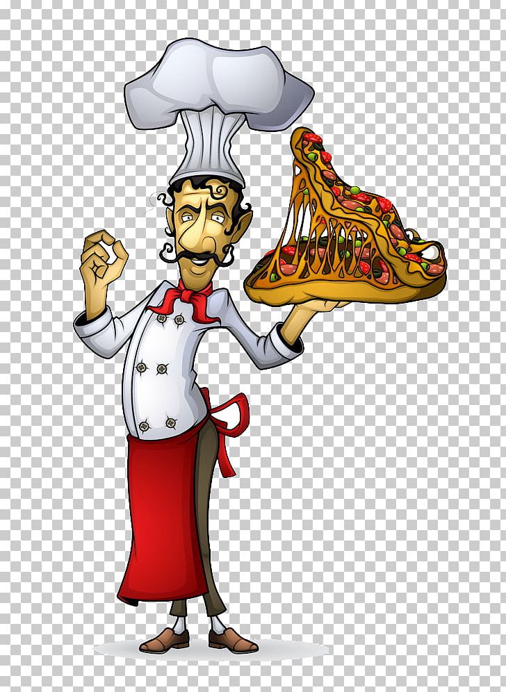 Pizza Italian Cuisine Cook Chef Illustration PNG, Clipart, Art, Cartoon, Cartoon Pizza, Chef, Chefs Uniform Free PNG Download
