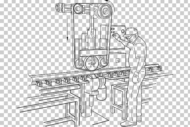 Machine PNG, Clipart, Angle, Artwork, Black And White, Cartoon, Diagram Free PNG Download
