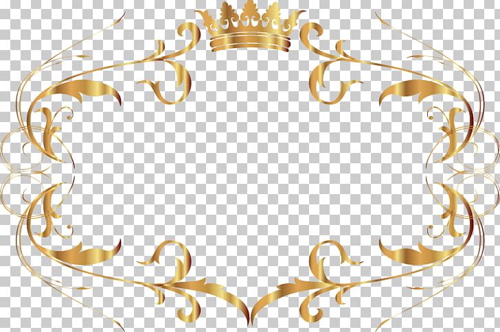 golden border frame vector free download