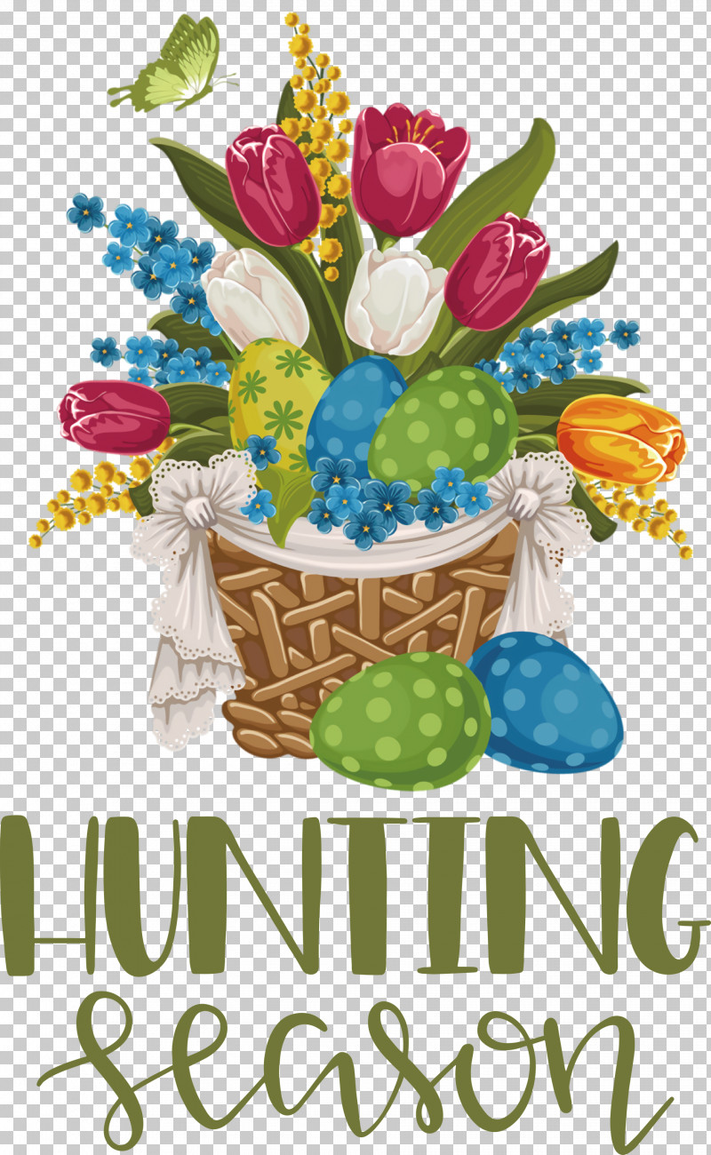 Hunting Season Easter Day Happy Easter PNG, Clipart, Basket, Cut Flowers, Easter Basket, Easter Day, Floral Design Free PNG Download