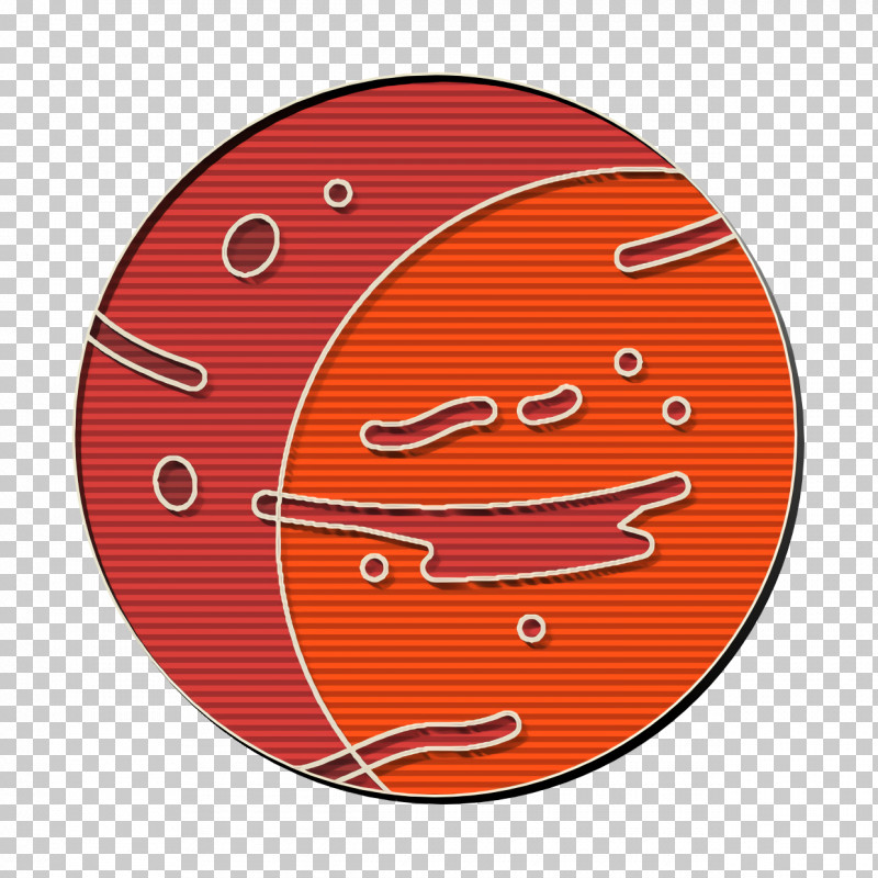 Mars Icon Planet Icon Space Elements Icon PNG, Clipart, Cartoon, Circle, Mars Icon, Orange, Peach Free PNG Download