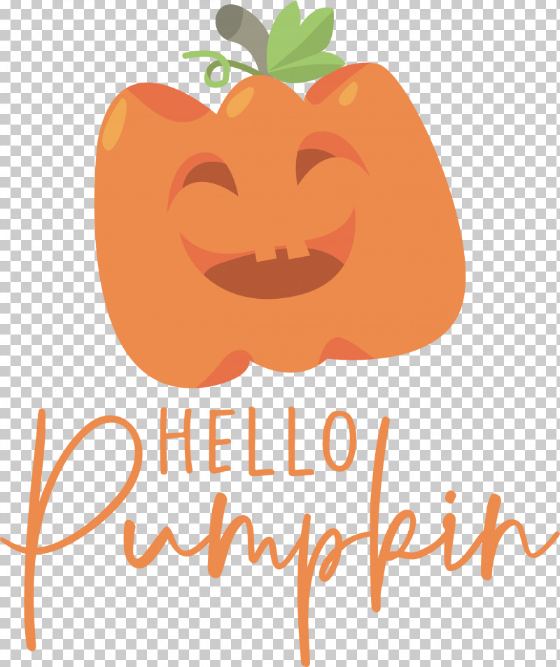 HELLO PUMPKIN Autumn Harvest PNG, Clipart, Autumn, Cartoon, Fruit, Harvest, Logo Free PNG Download