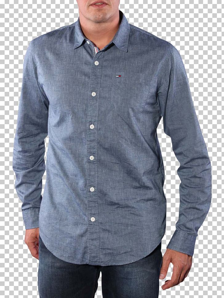 Long-sleeved T-shirt Denim Dress Shirt PNG, Clipart, Button, Clothing, Collar, Denim, Dress Shirt Free PNG Download