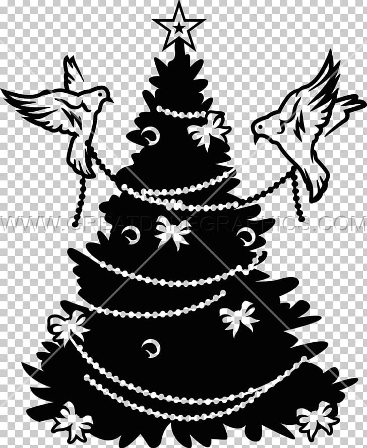 Christmas Tree Spruce Fir Christmas Ornament PNG, Clipart, Art, Black And White, Branch, Christmas, Christmas Decoration Free PNG Download