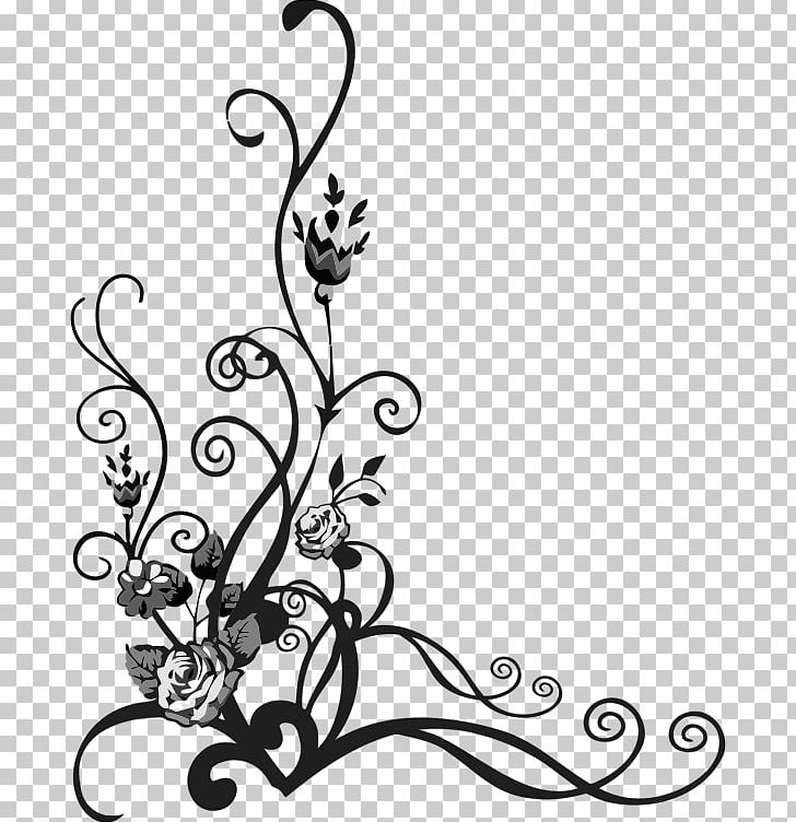 Floral Design Rose PNG, Clipart, Art, Artwork, Black, Black And White, Body Jewelry Free PNG Download