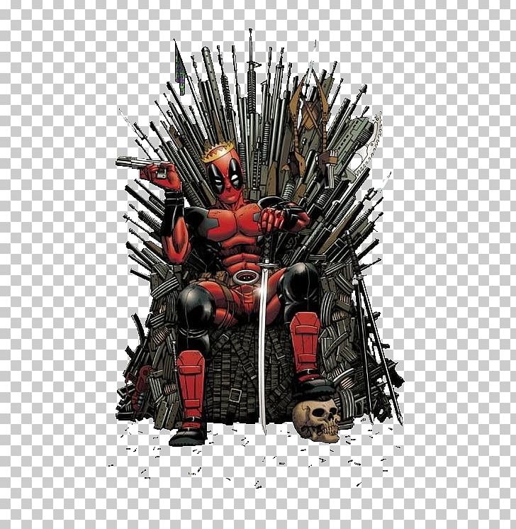 Deadpool Daenerys Targaryen Spider Man Iron Throne