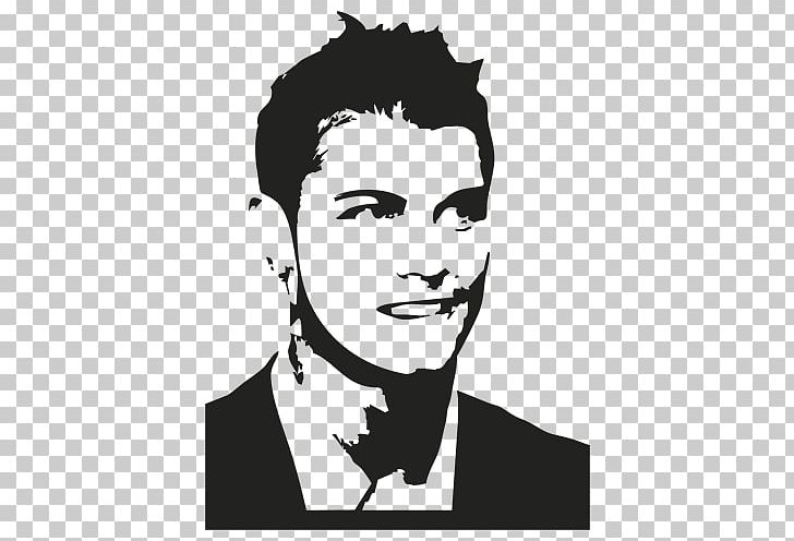 Real Madrid C.F. Portugal National Football Team Stencil Silhouette Football Player PNG, Clipart, Animals, Art, Beauty, Black, Black And White Free PNG Download