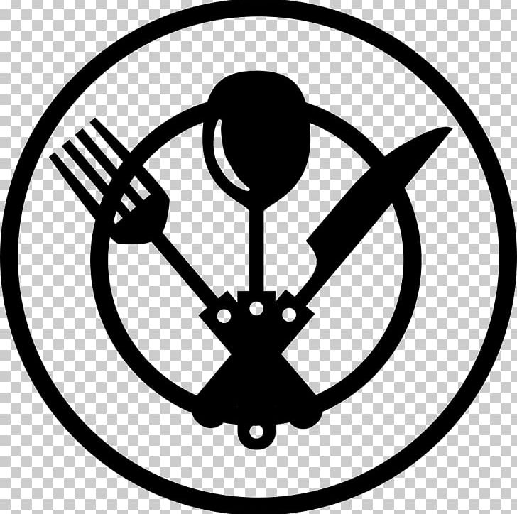 Computer Icons Cutlery Portable Network Graphics Plate Kitchen PNG, Clipart, Black, Black And White, Circle, Computer Icons, Cutlery Free PNG Download