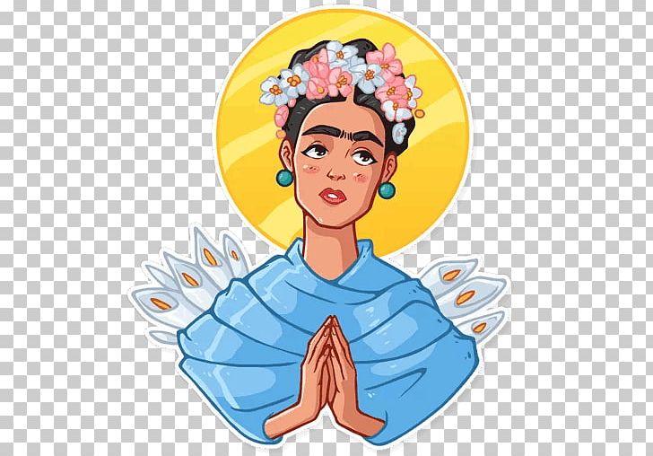 Frida Kahlo Telegram Sticker PNG, Clipart, Art, Character, Clothing ...