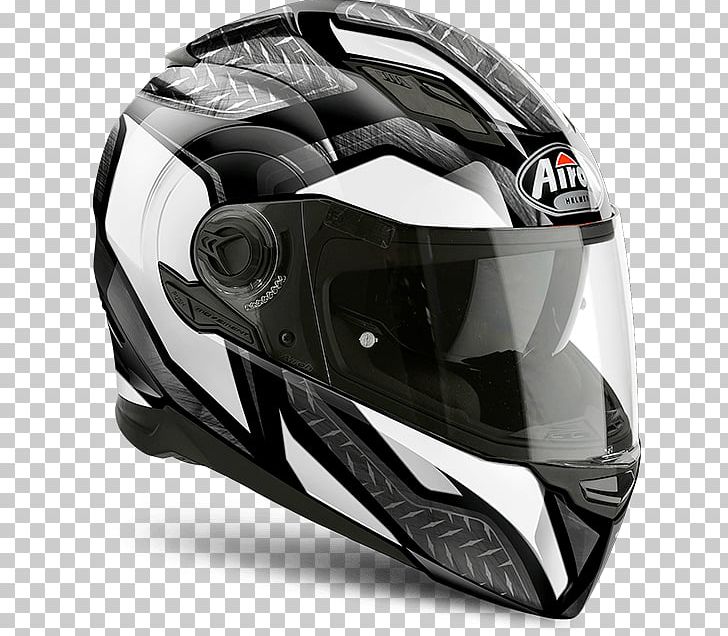 Motorcycle Helmets Airoh Movement FAR Motorcycle Helmet Black/White L (59/60) PNG, Clipart,  Free PNG Download