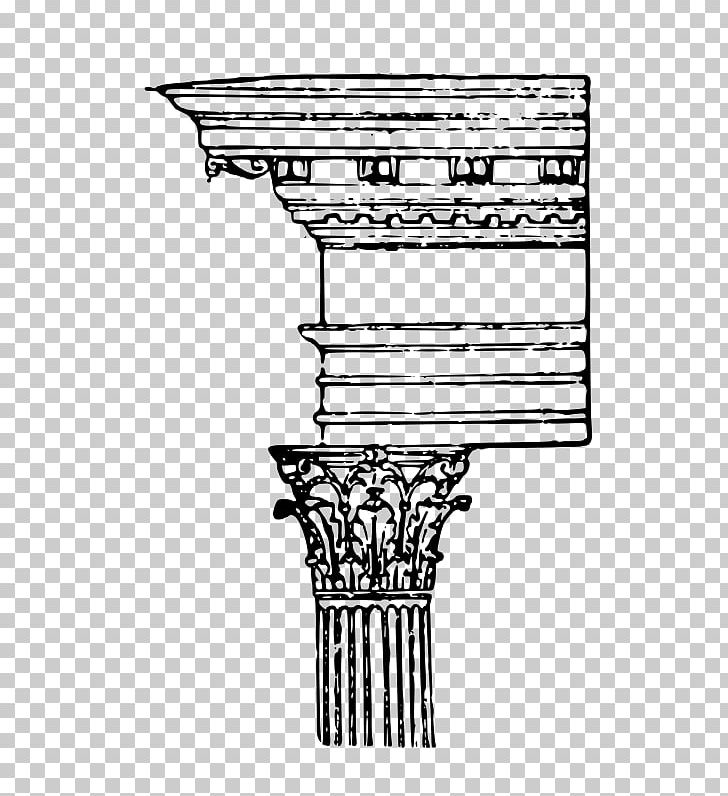 Classical Architecture Column Capital Corinthian Order PNG, Clipart, Architecture, Black And White, Capital, Classical Architecture, Classical Order Free PNG Download