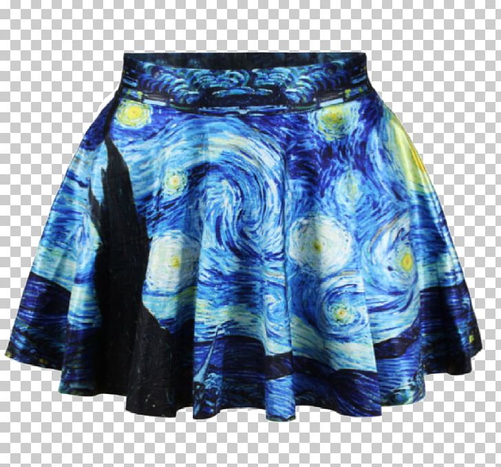 The Starry Night Miniskirt A-line PNG, Clipart, Active Shorts, Aline, Art, Blue, Braces Free PNG Download