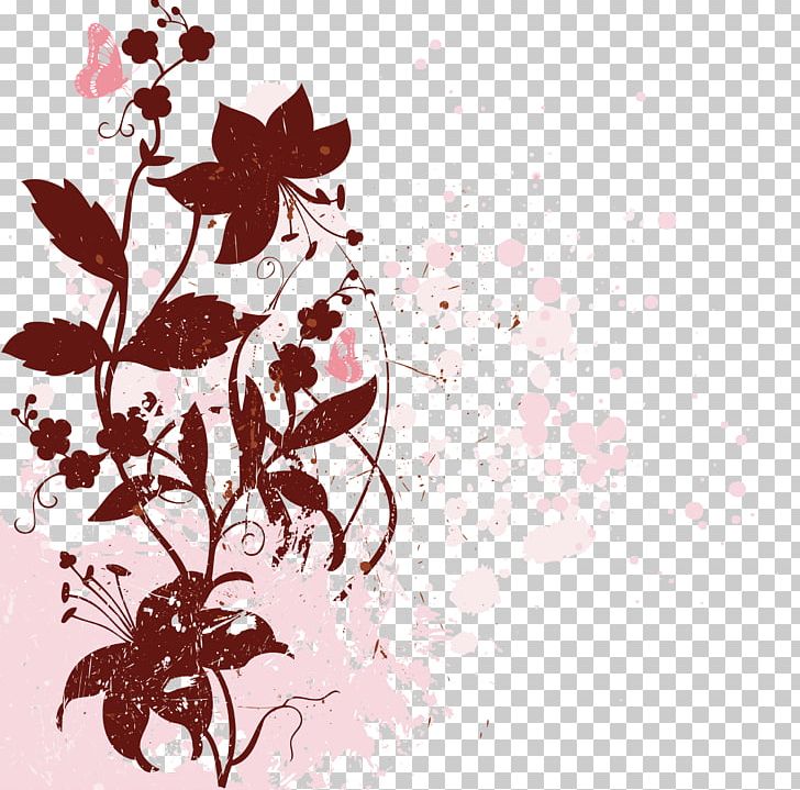 Flower Red PNG, Clipart, Art, Branch, Clip Art, Color, Computer Wallpaper Free PNG Download