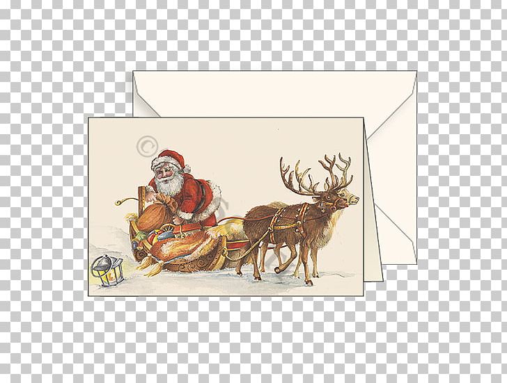 Reindeer Santa Claus Gift Christmas Day Paper PNG, Clipart, Cartoon, Christmas Day, Christmas Ornament, Deer, Fictional Character Free PNG Download