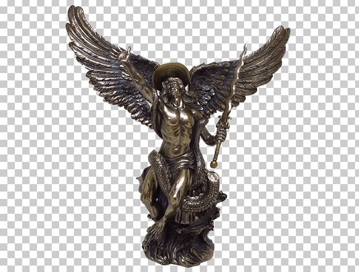 St. Michael Vanquishing Satan Gabriel Statue Sculpture PNG, Clipart, Angel, Archangel, Barachiel, Brass, Bronze Free PNG Download