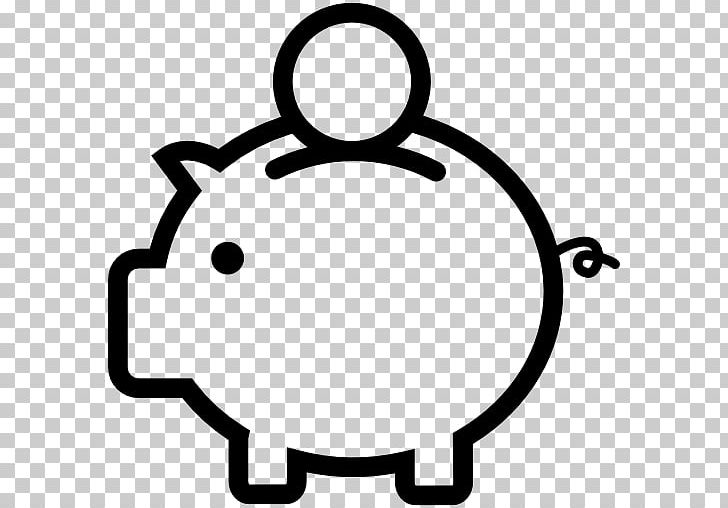 Piggy Bank Computer Icons Saving Money PNG, Clipart, Area, Artwork, Bank, Banknote, Black And White Free PNG Download