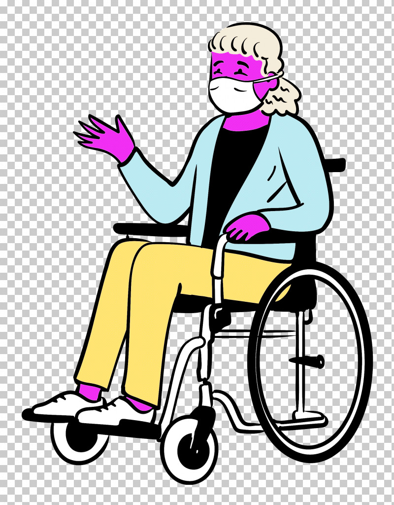 Woman Wheelchair Medical Mask PNG, Clipart, Beautym, Behavior, Bicycle, Geometry, Health Free PNG Download