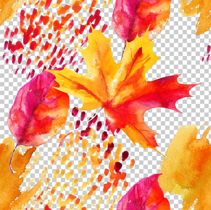 Autumn Maple Leaf Watercolor Painting PNG, Clipart, Abstract, Abstract Art, Autumn, Autumn Leaf Color, Autumn Tree Free PNG Download