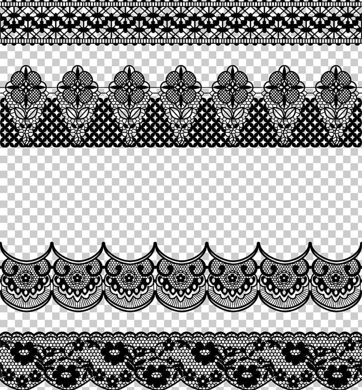 Euclidean Lace PNG, Clipart, Background Black, Black And White, Black Hair, Black White, Edge Vector Free PNG Download