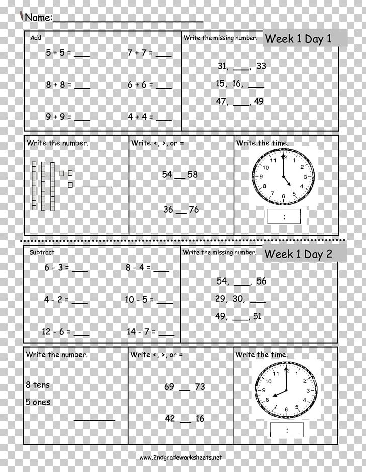 Worksheet Second Grade Mathematics Saxon Math Fraction PNG, Clipart, 2 Nd, Addition, Angle, Area, Black And White Free PNG Download