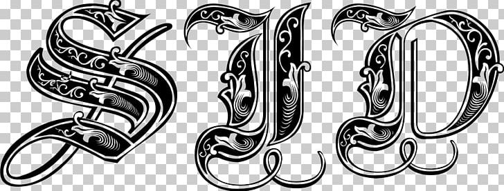 Gothic Alphabet Calligraphy Blackletter Font PNG, Clipart, Art, Auto Part, Black And White, Blackletter, Body Jewelry Free PNG Download