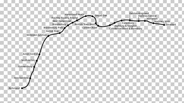 North London Line East London Line Rail Transport Northern Line PNG, Clipart, Angle, Area, Black And White, Diagram, Document Free PNG Download