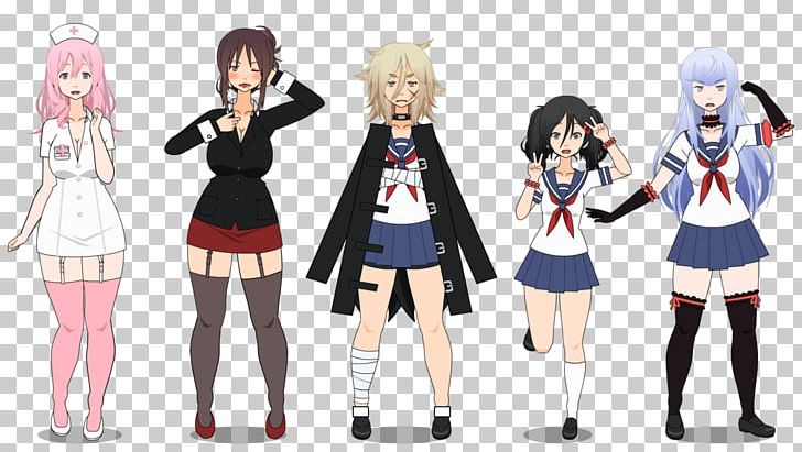 Yandere Simulator Drawing Character PNG, Clipart, Anime, Art, Character, Chibi, Clothing Free PNG Download
