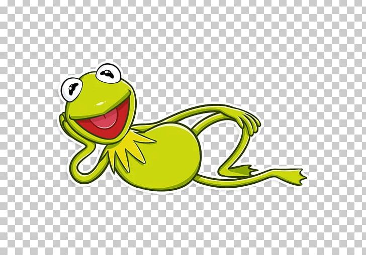 Kermit The Frog Sticker Telegram PNG, Clipart, Amphibian, Animal Figure, Animals, Area, Artwork Free PNG Download