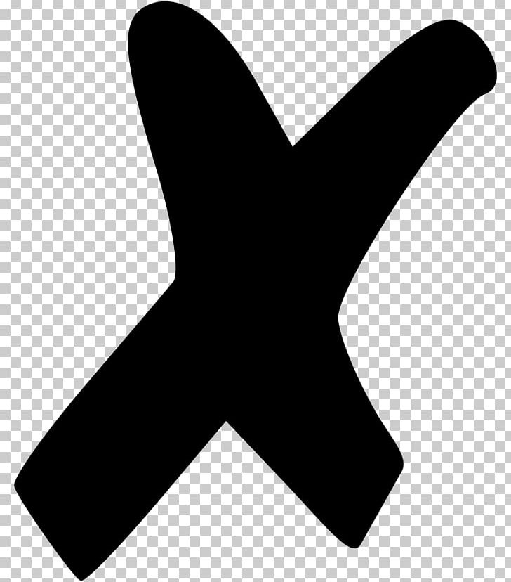 X Mark Check Mark Computer Icons PNG, Clipart, Angle, Black, Black And White, Carpi, Check Mark Free PNG Download
