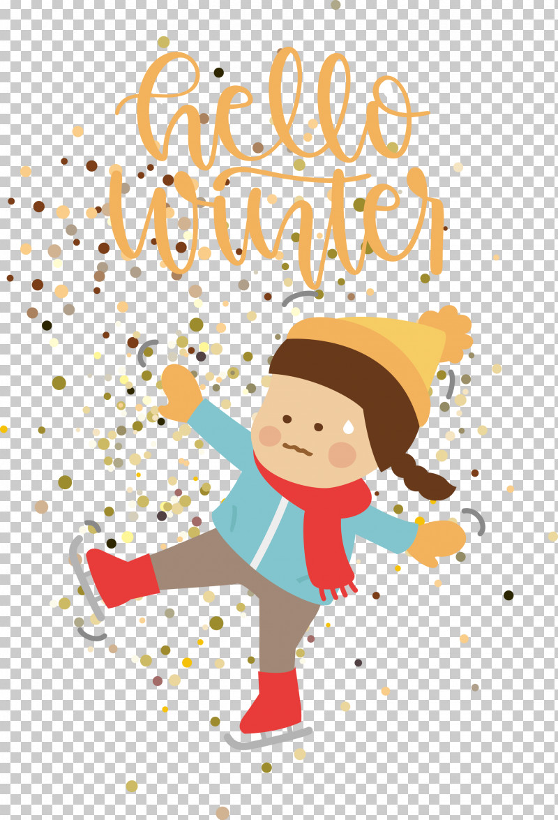 Hello Winter Welcome Winter Winter PNG, Clipart, Cartoon, Character, Character Created By, Geometry, Happiness Free PNG Download