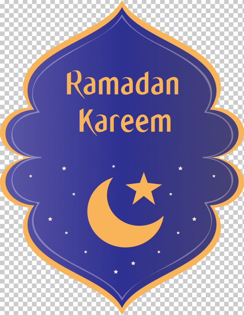 Ramadan Kareem Ramadan Mubarak PNG, Clipart, Area, Badgem, Cobalt, Cobalt Blue, Labelm Free PNG Download