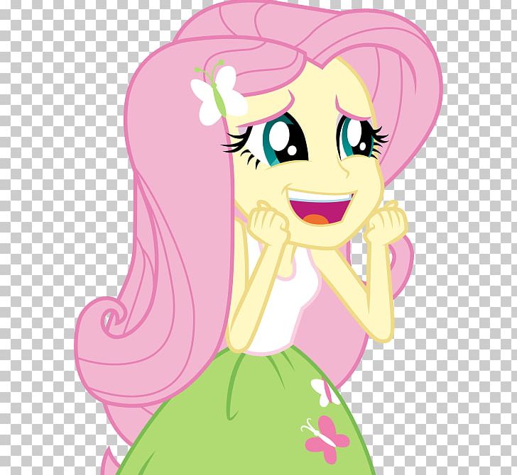 Fluttershy My Little Pony: Equestria Girls Rainbow Dash PNG, Clipart, Cartoon, Cheek, Equestria, Fictional Character, Flower Free PNG Download