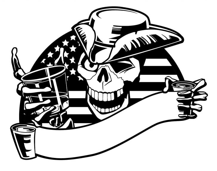 T-shirt Logo Skull PNG, Clipart, Art, Artwork, Black, Black And White, Bone Free PNG Download