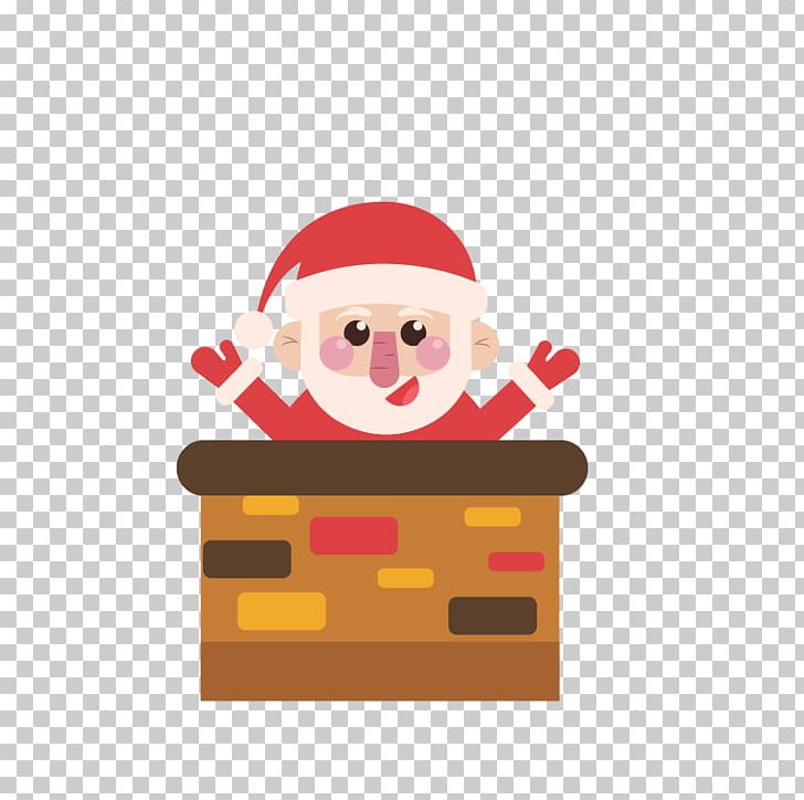 Santa Claus Christmas Chimney PNG, Clipart, Cartoon, Cartoon Santa Claus, Chimney, Chimney Vector, Christmas Free PNG Download