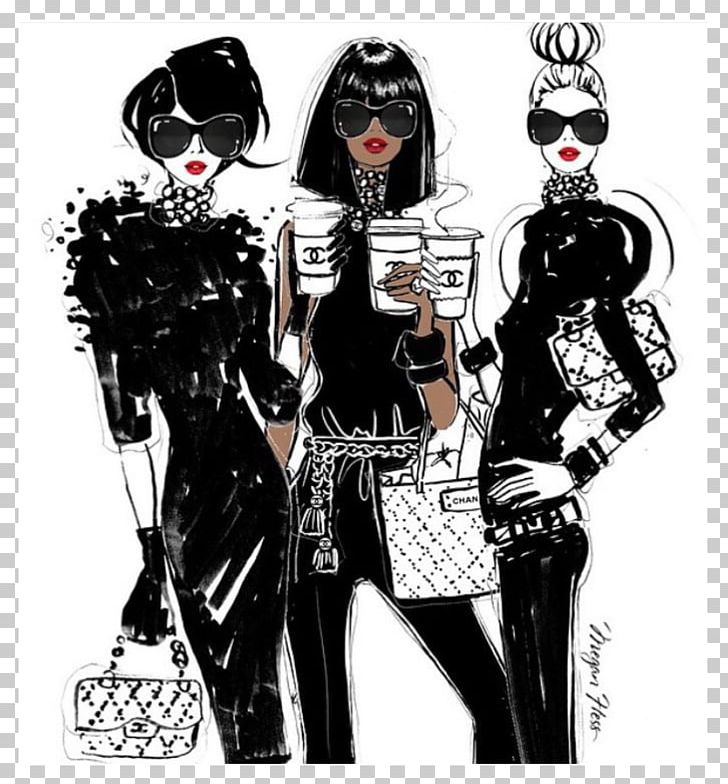 Chanel Fashion Illustration Drawing PNG, Clipart, Art, Black And