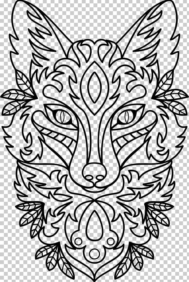 Drawing Ornament Line Art PNG, Clipart, Black, Black And White, Carnivoran, Cartoon, Decorative Arts Free PNG Download