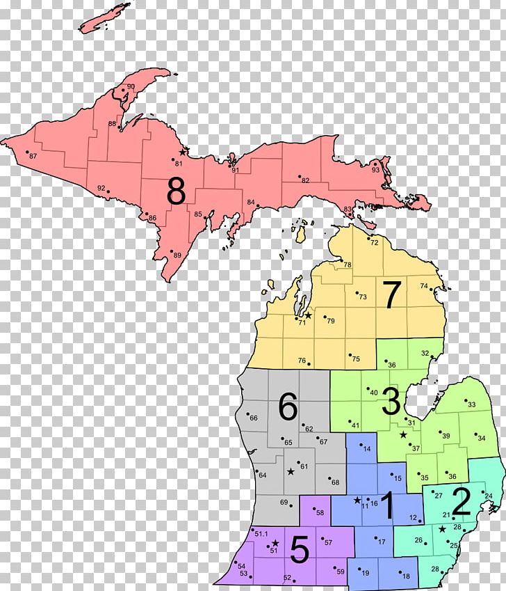 Michigan Mapa Polityczna Redistricting Congressional District PNG ...