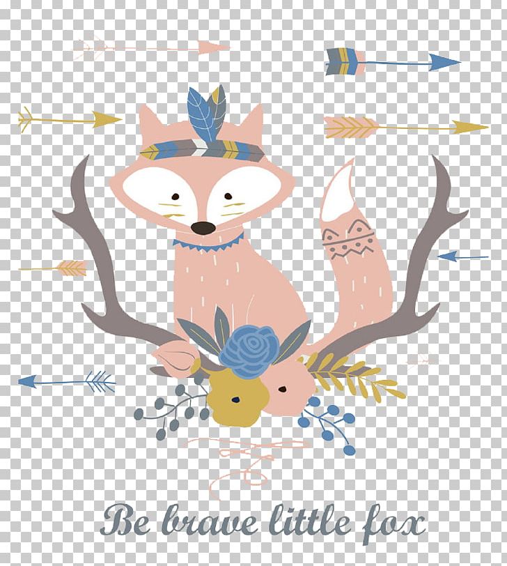 Cartoon Illustration PNG, Clipart, Animals, Antler, Antlers, Arrow, Art Free PNG Download